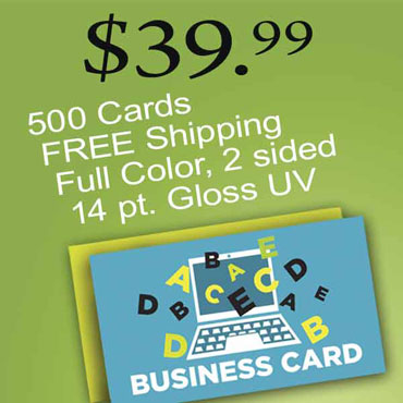 commercial printer premium business card special